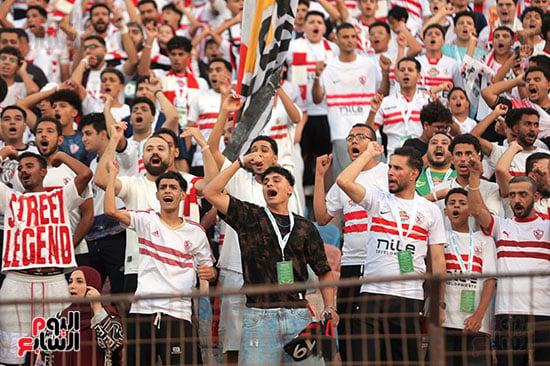 جماهير الزمالك بملعب المباراة جماهير الزمالك بملعب المباراة