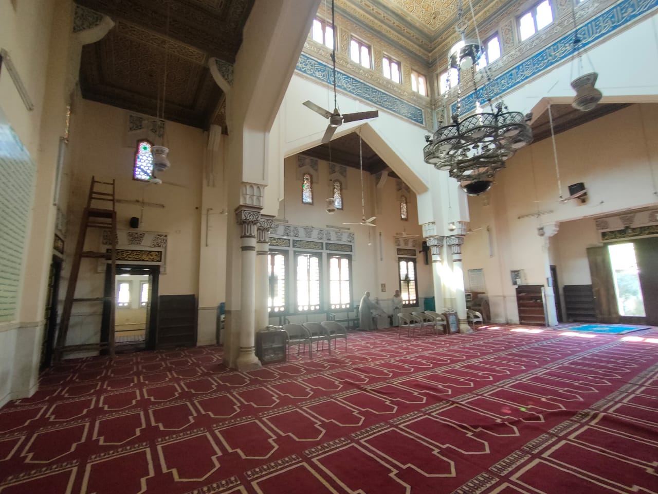 طراز معمارى فريد داخل المسجد العمرى بإسنا طراز معمارى فريد داخل المسجد العمرى بإسنا