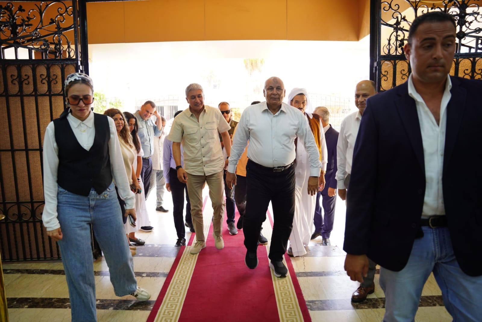 محافظ مطروح يستقبل وزير السياحة والآثار  (2)
