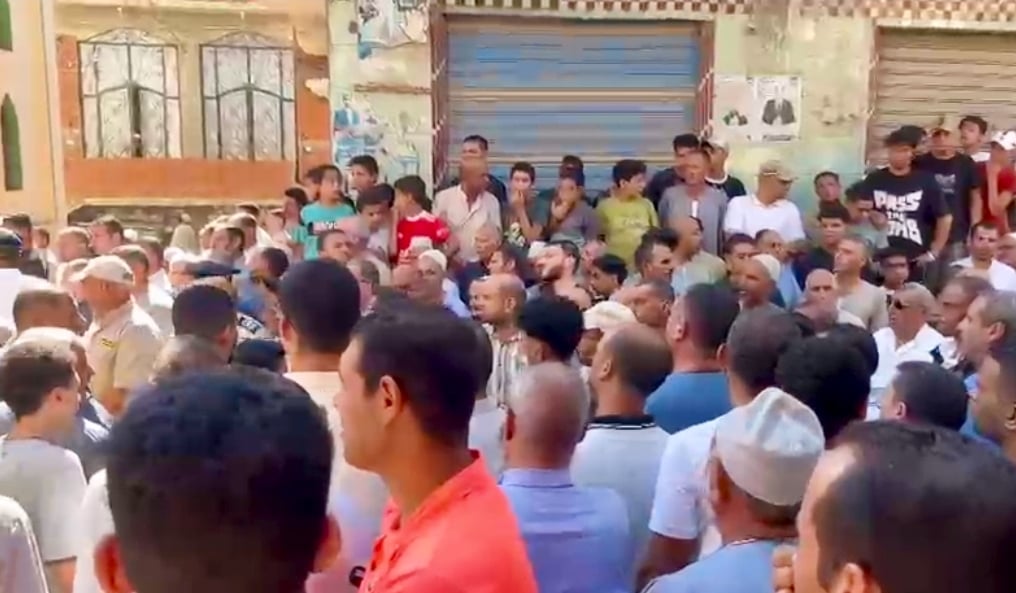 جانب من جنازة شهيد الواجب بالبحيرة_1 جانب من جنازة شهيد الواجب بالبحيرة_1