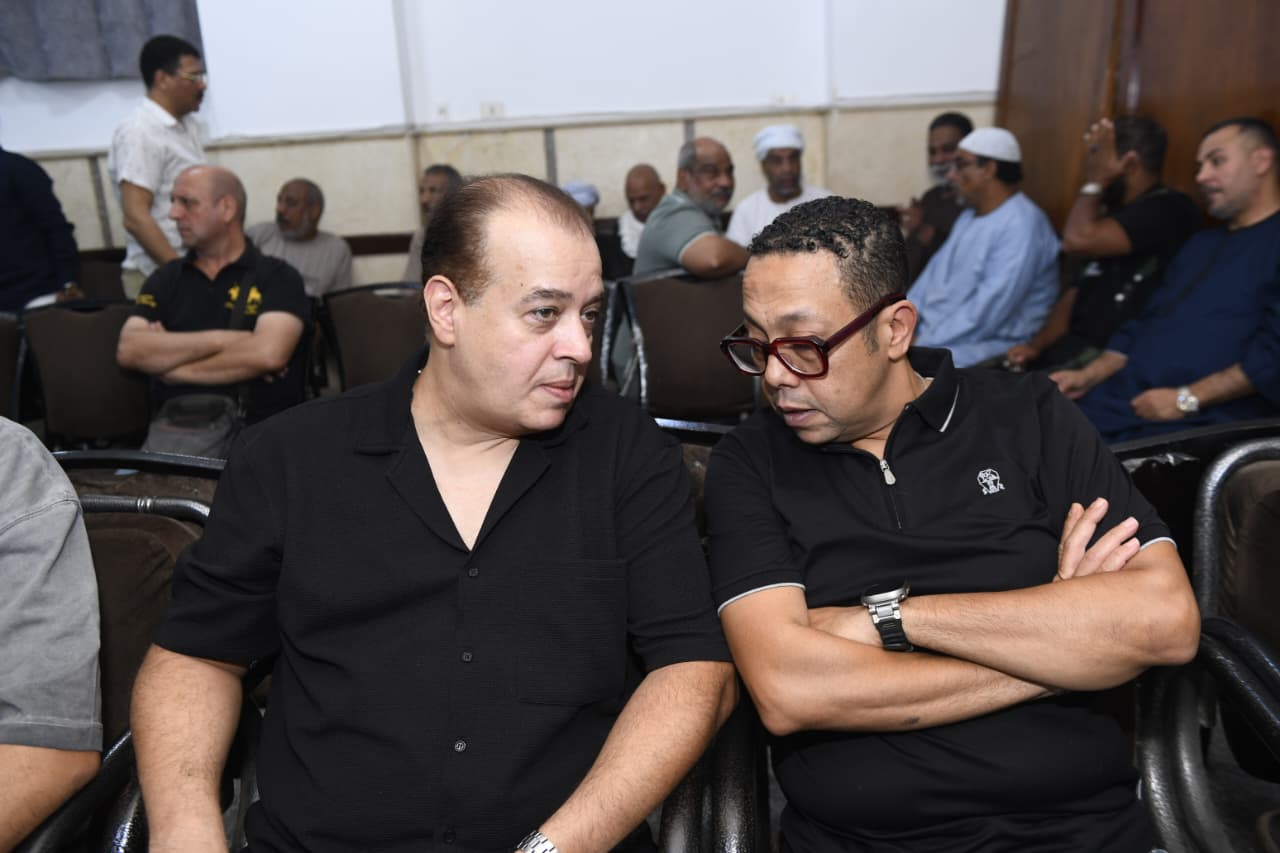 جانب من عزاء والدة حجازي متقال