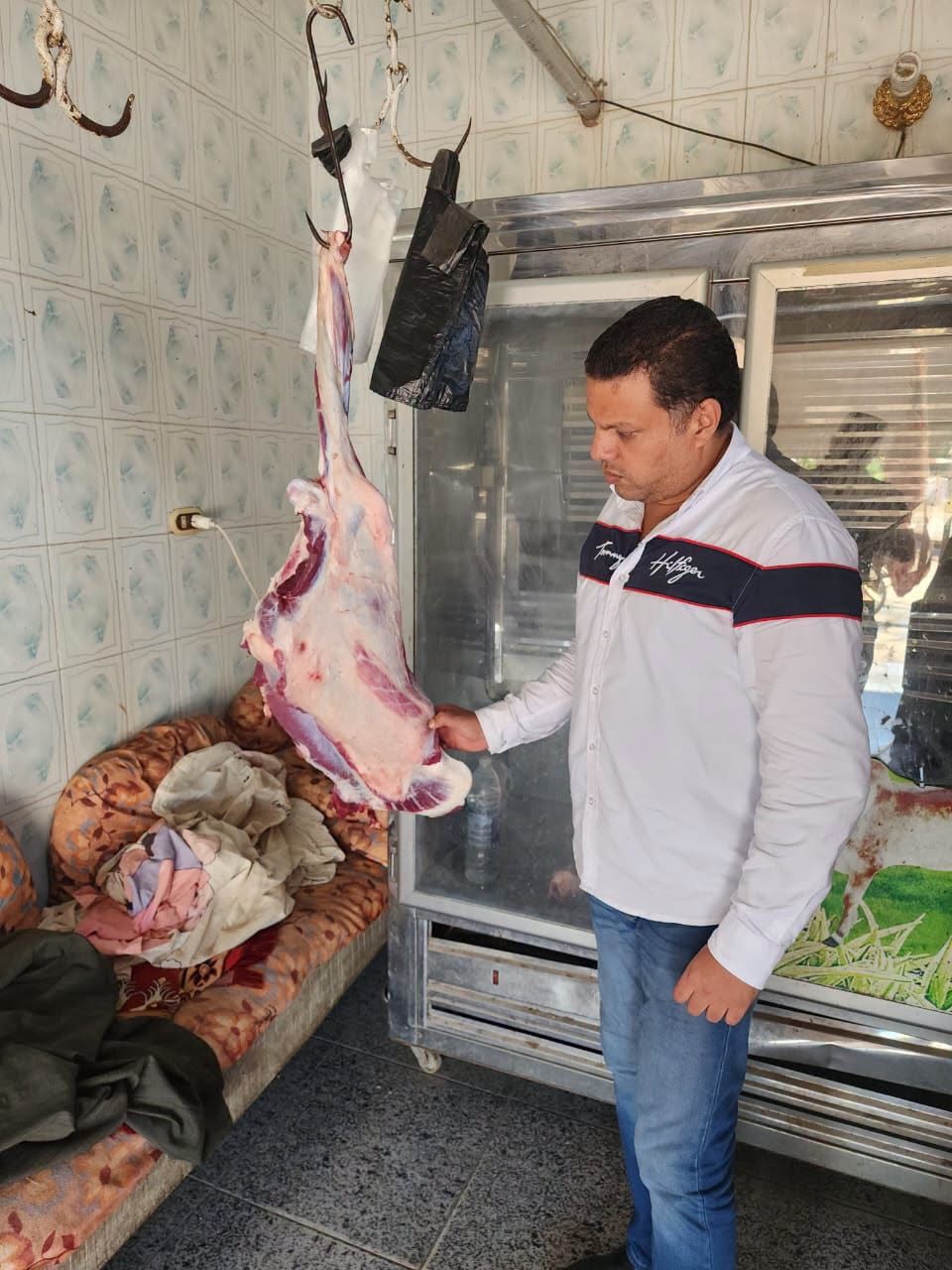 ضبط لحوم مذبوحة خارج السلخانة