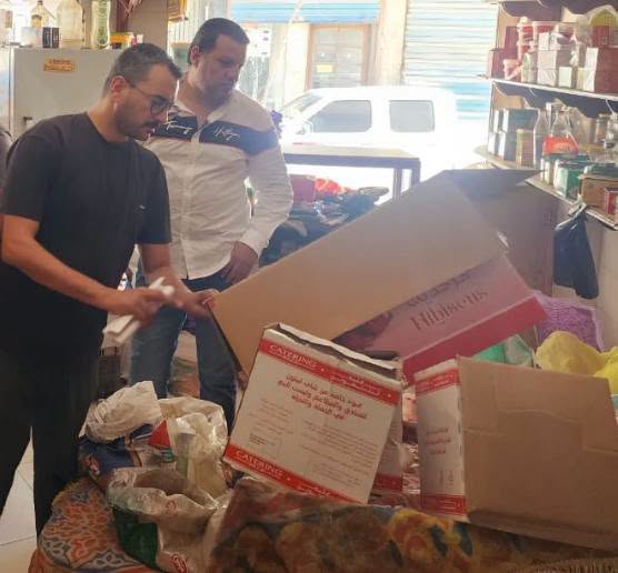 ضبط 420 كجم لحوم مذبوحة خارج السلخانة ومواد غذائية