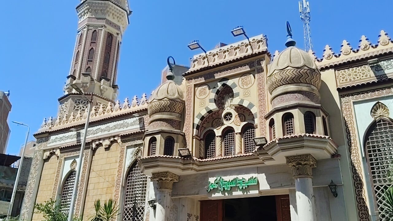سيدى عمر اشهر مساجد أهل البيت بالبحيرة سيدى عمر اشهر مساجد أهل البيت بالبحيرة