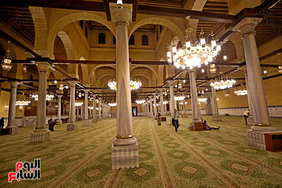 جماليات مسجد الحسين بعد تطويرة (4)