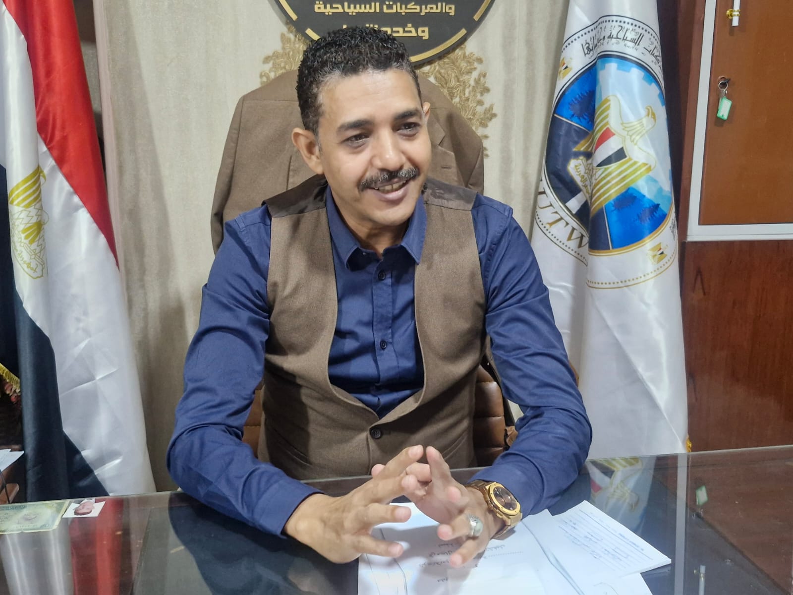 محمد أبو العباس رئيس نقابة النقل والمواصلات (1)