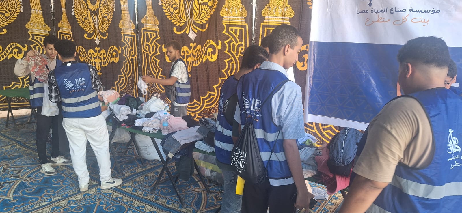 قافلة إيد واحدة للتحالف الوطني تصل قرية مسرع بأسيوط (14)