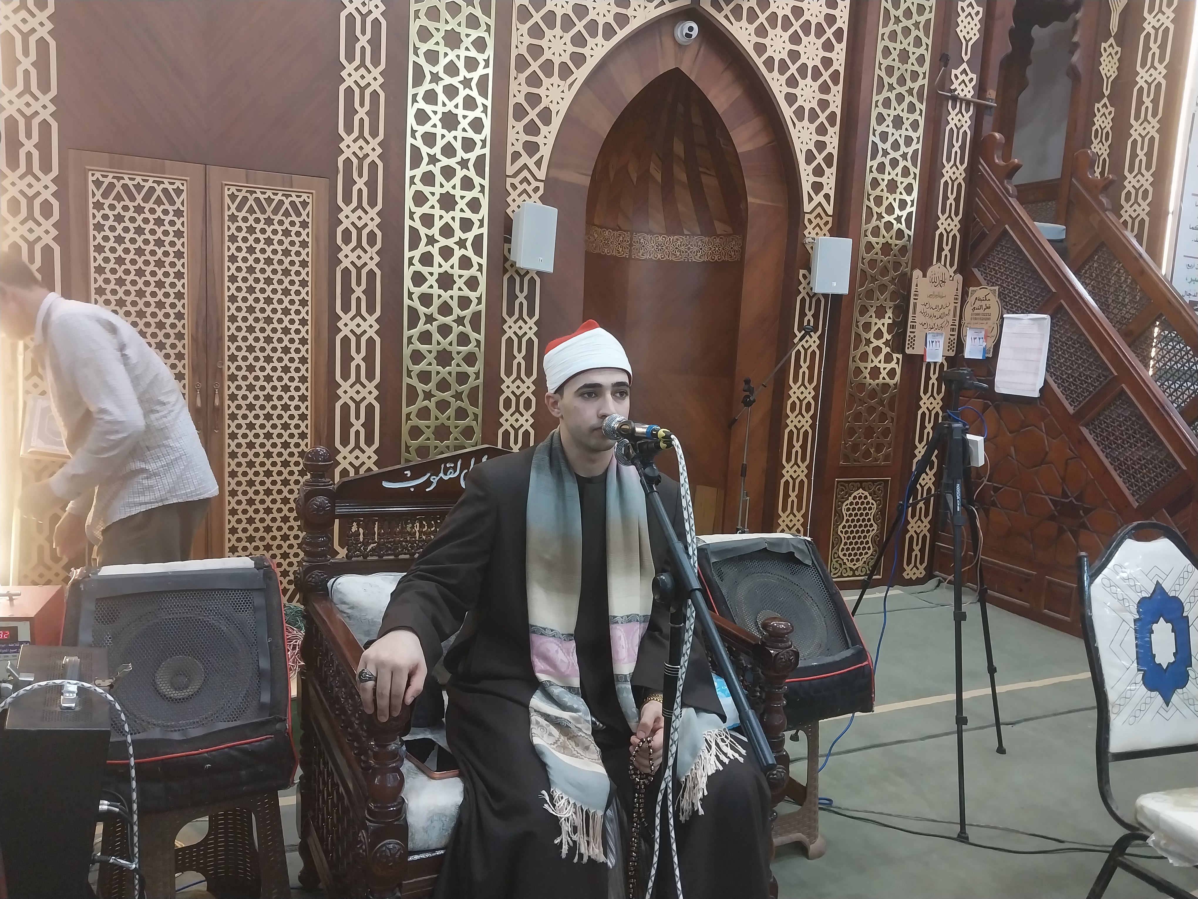 رضا الجنيدي نجم دولة التلاوة