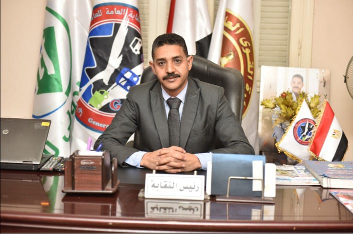 محمد أبو العباس رئيس نقابة النقل والمواصلات (3)