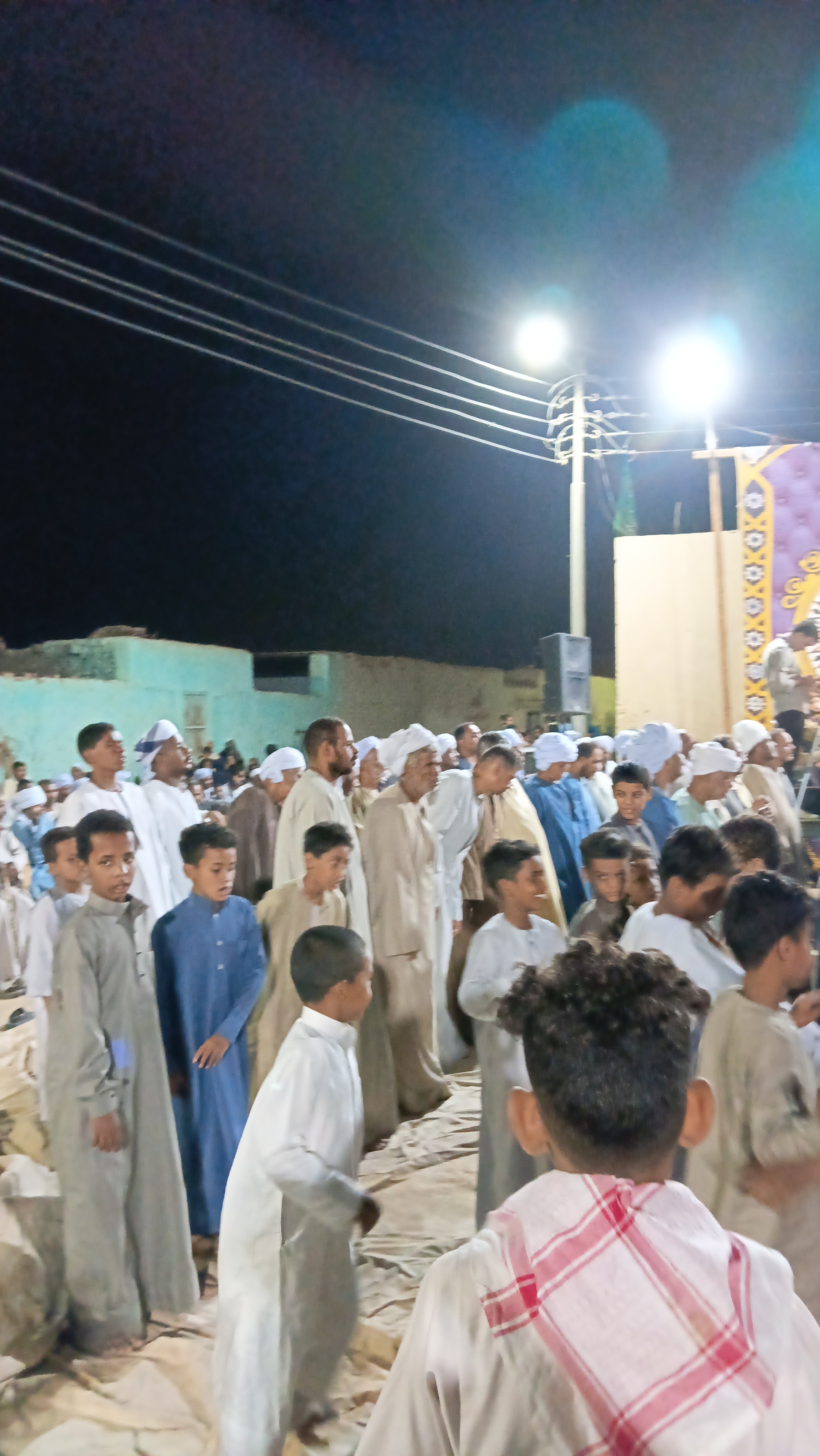 وتجمع كبير للطرق الصوفية