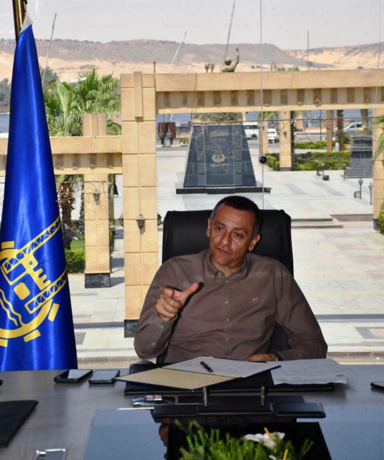 المهندس عمرو لاشين محافظ أسوان.