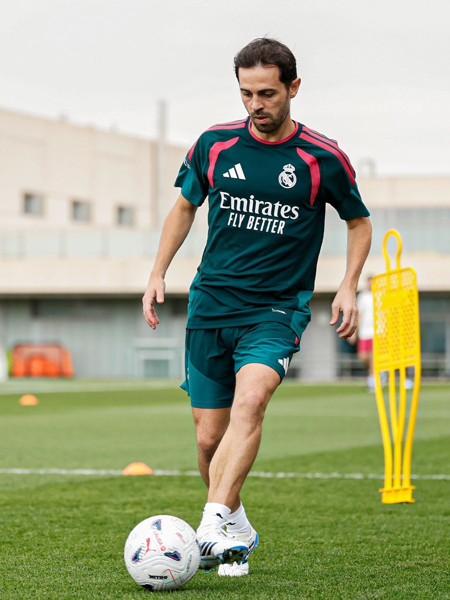 سيلفا في تدريبات ريال مدريد