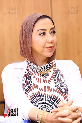 الزميلة شيماء منصور