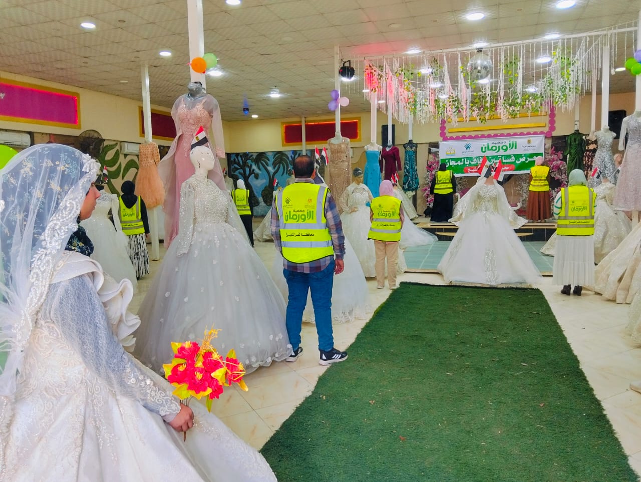 دعم زفاف عدد 9 عرائس يتيمات خلال شهر أغسطس