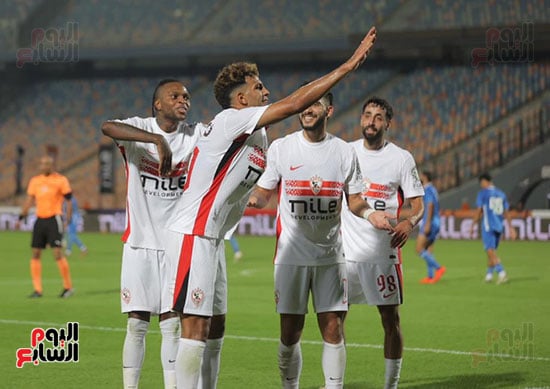 محمد السيد يحتفل بهدفه (7)