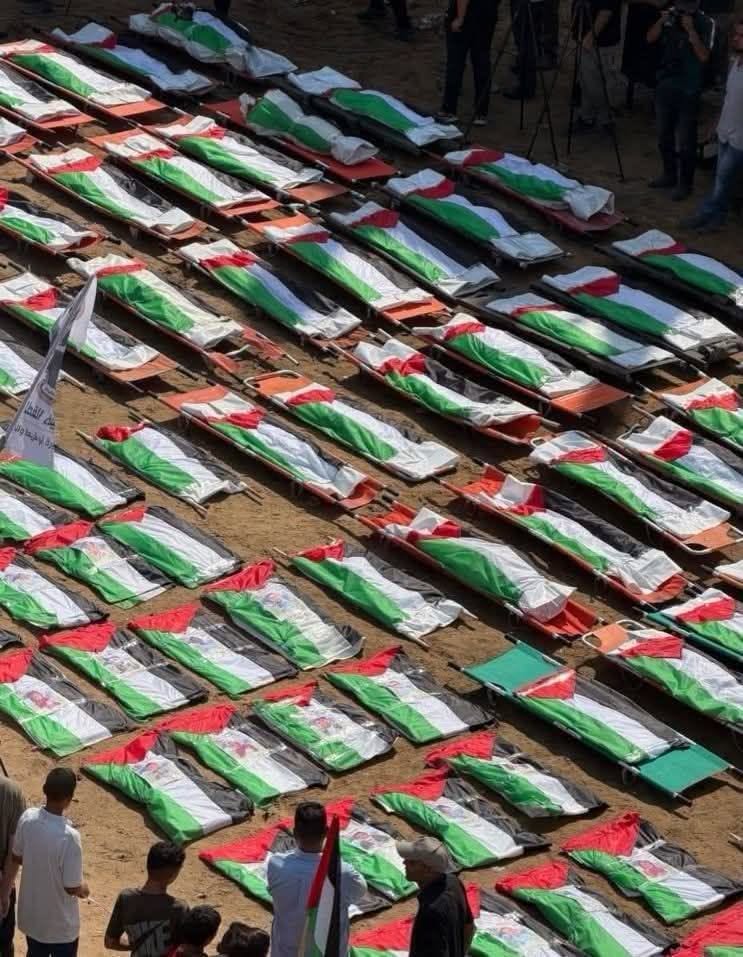 رفات 120 شهيد من عائلة واحدة