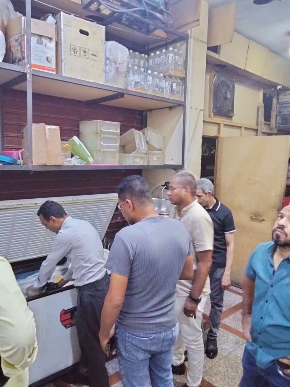 جانب من الحملة التفتيشية