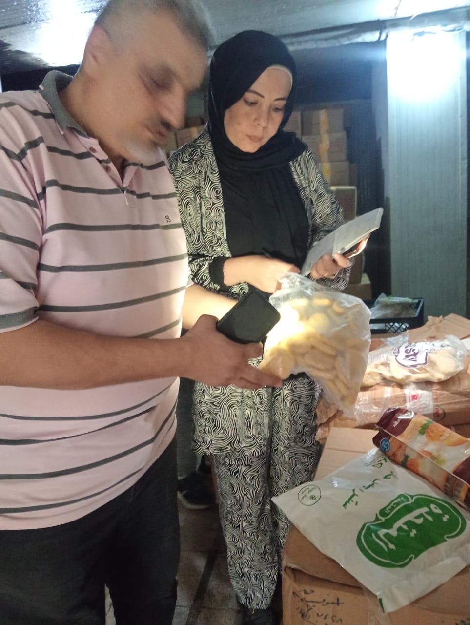 جانب من المضبوطات جانب من المضبوطات