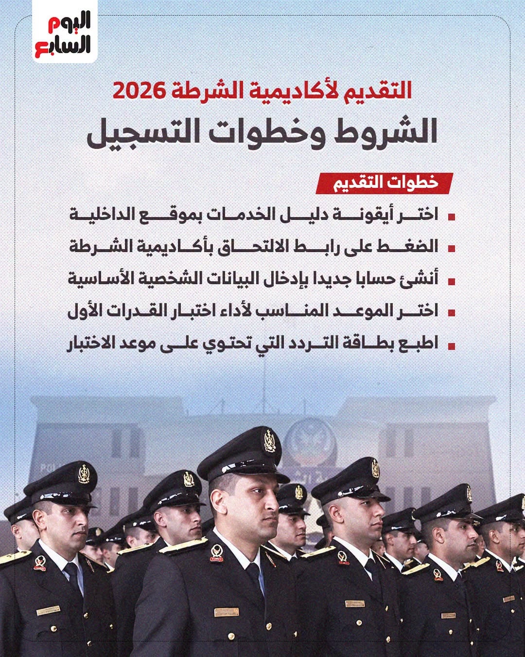 خطوات التقديم للشرطة