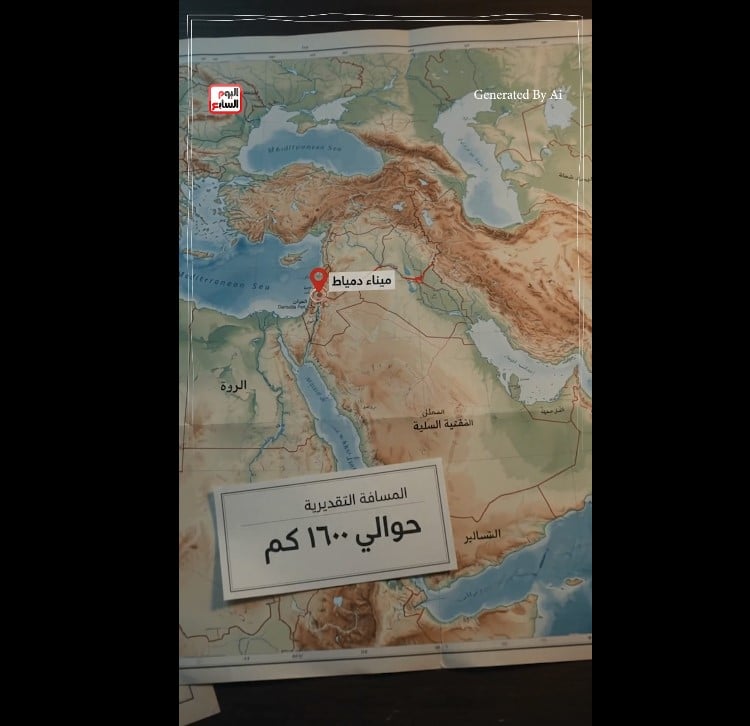 استهداف ميناء دمياط بطائرة مسيرة مجهولة