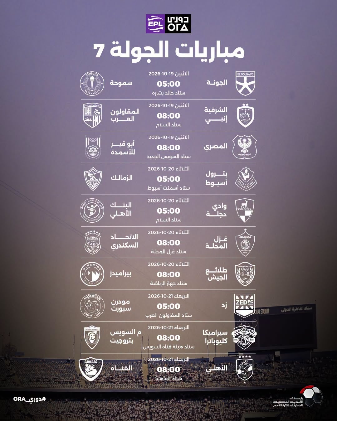 الجولة السابعة