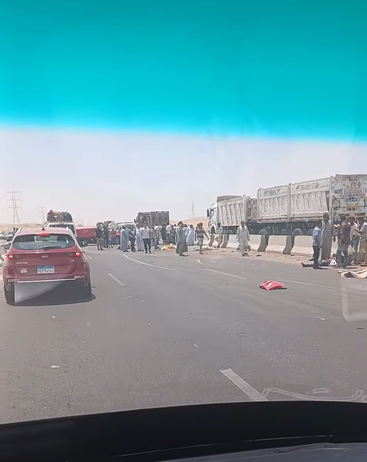 الحادث على الطريق