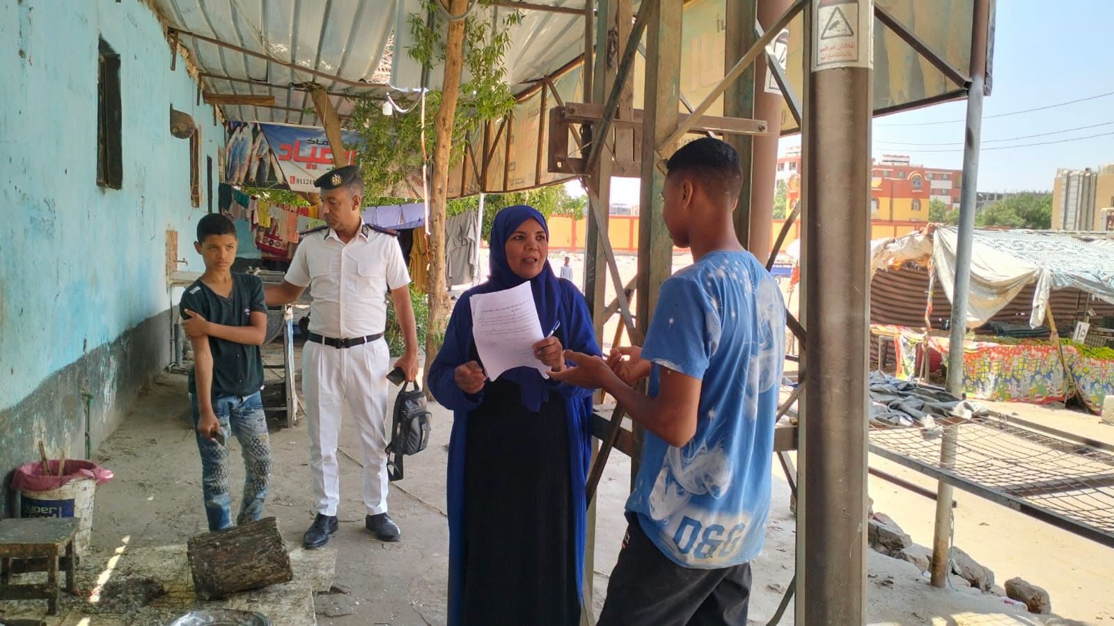 لجنة مكافحة التسول وعمالة الأطفال تستكمل أعمالها في أرمنت