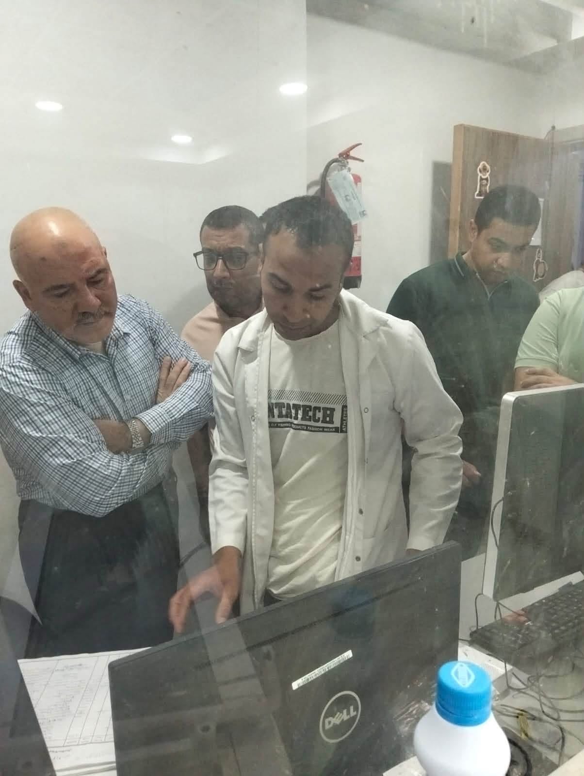 أسامة الشلقاني وكيل صحة الجيزة في مستشفى مبارك