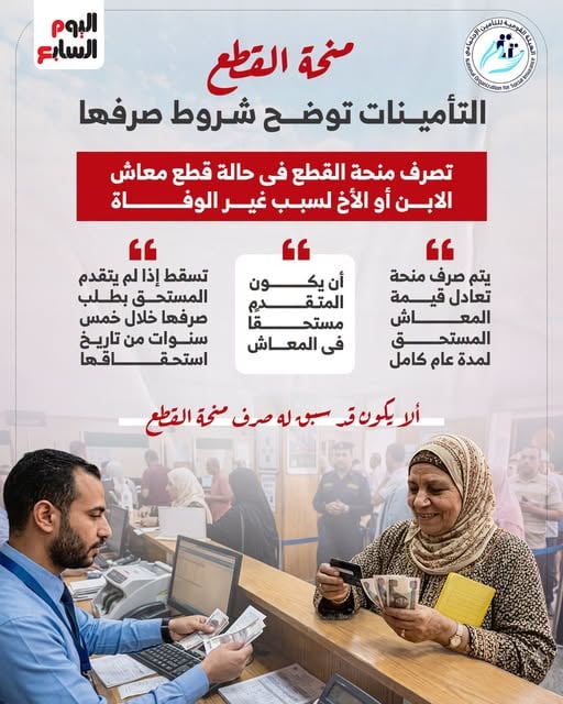 شروط صرف منحة القطع