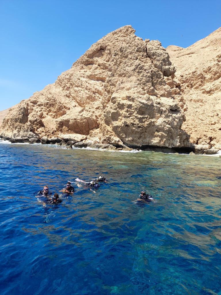 الغوص في مناطق الشعاب 