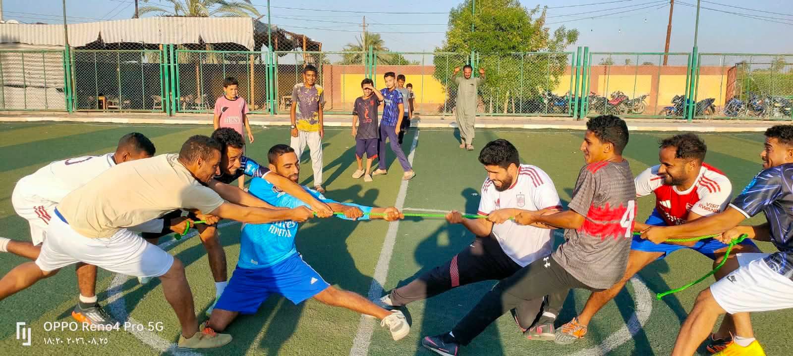 المنافسة فى سباقات شد الحبل