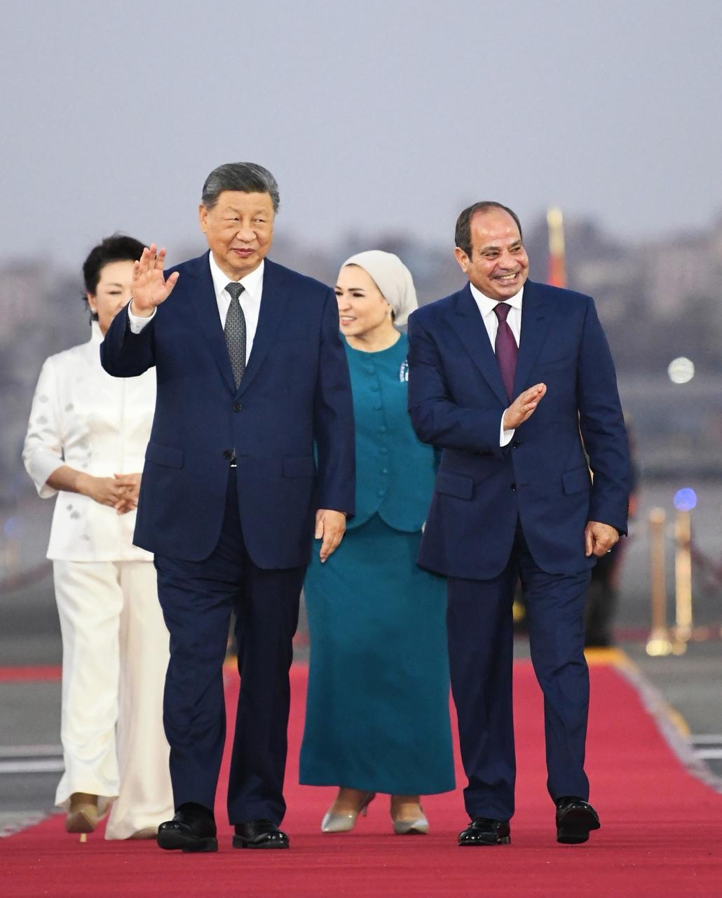رئيس مصر ونظيره الصيني