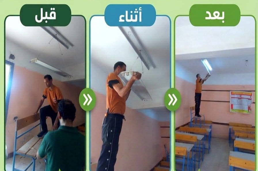 محافظة الجيزة تنهى استعداداتها لاستقبال العام الدراسى الجديد (2)