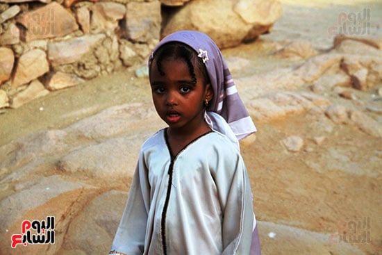 طفلة-نوبية