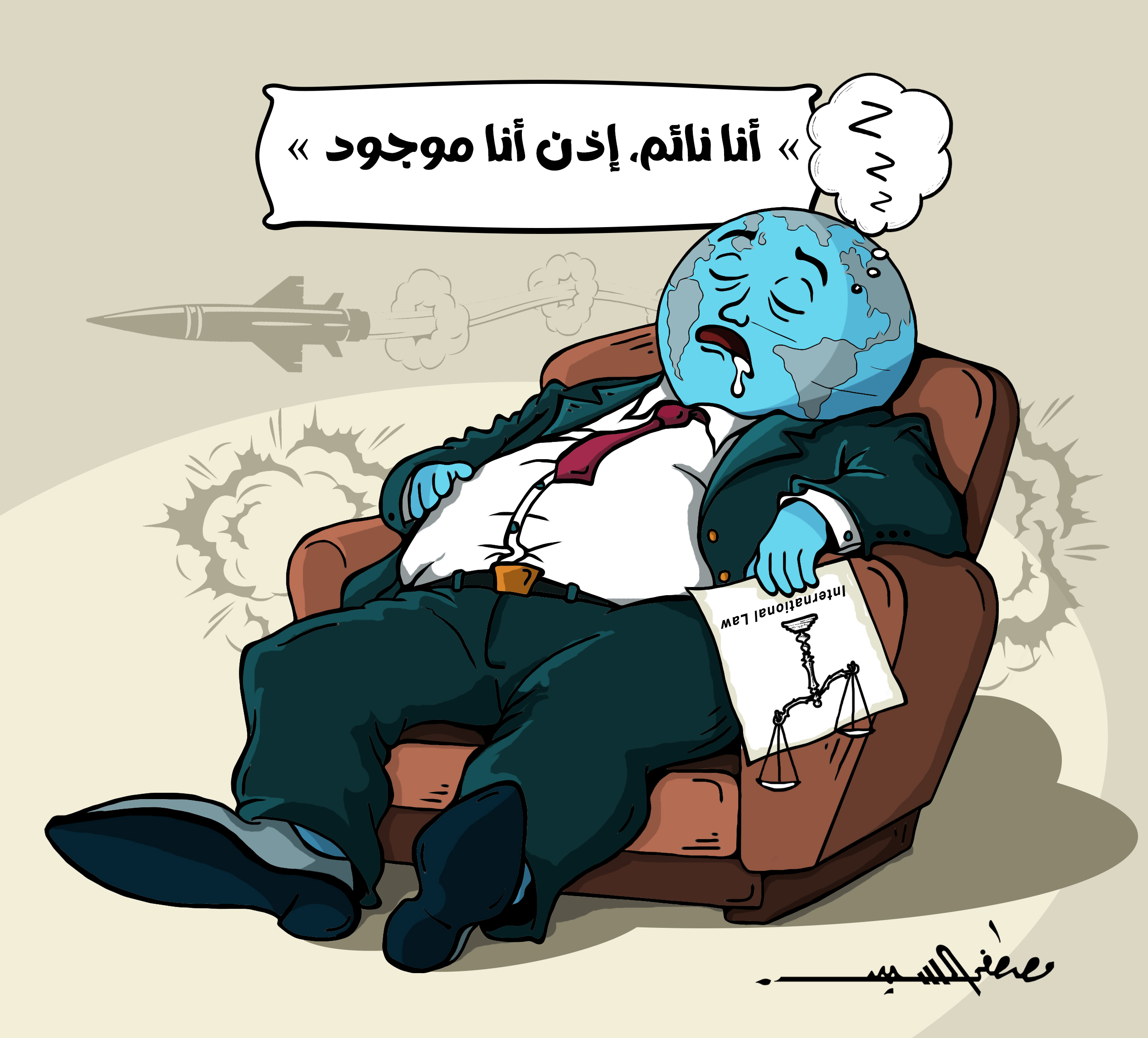 كاريكاتير-مصطفى-السيد