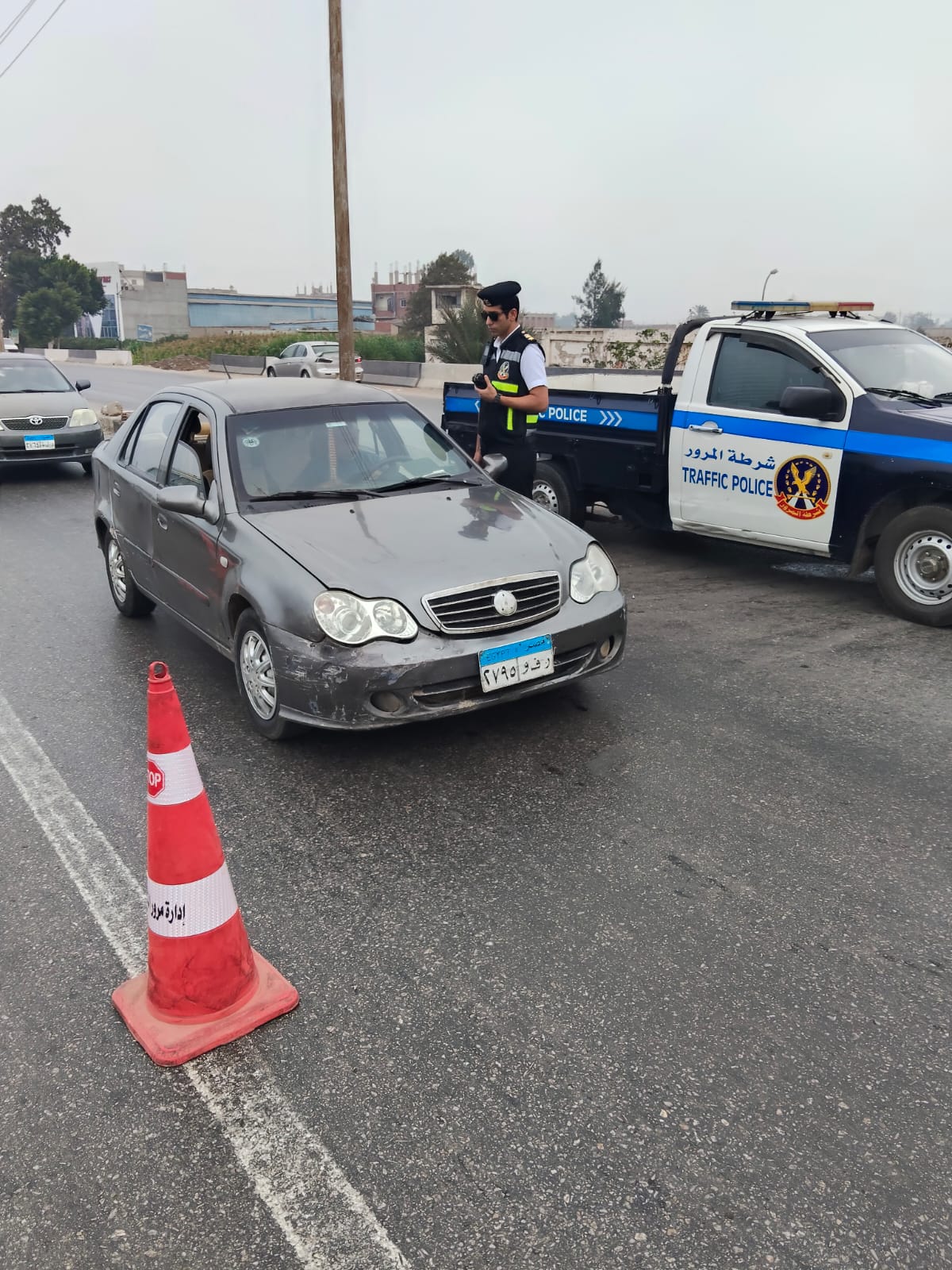حملات مرورية مع بداية العام الدراسى