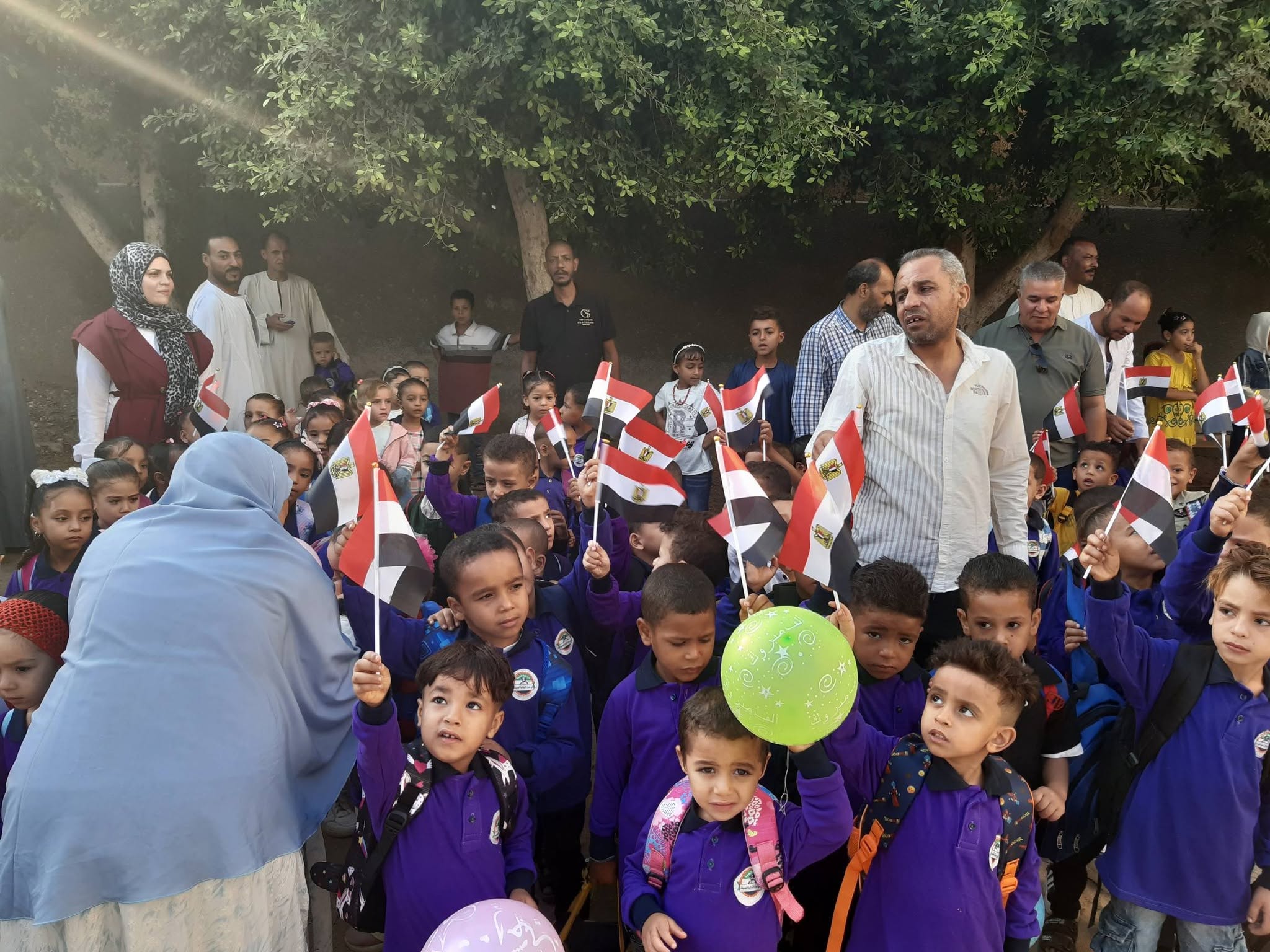 الصفوف الاولى بمدرسة بنى عمار  بسوهاج