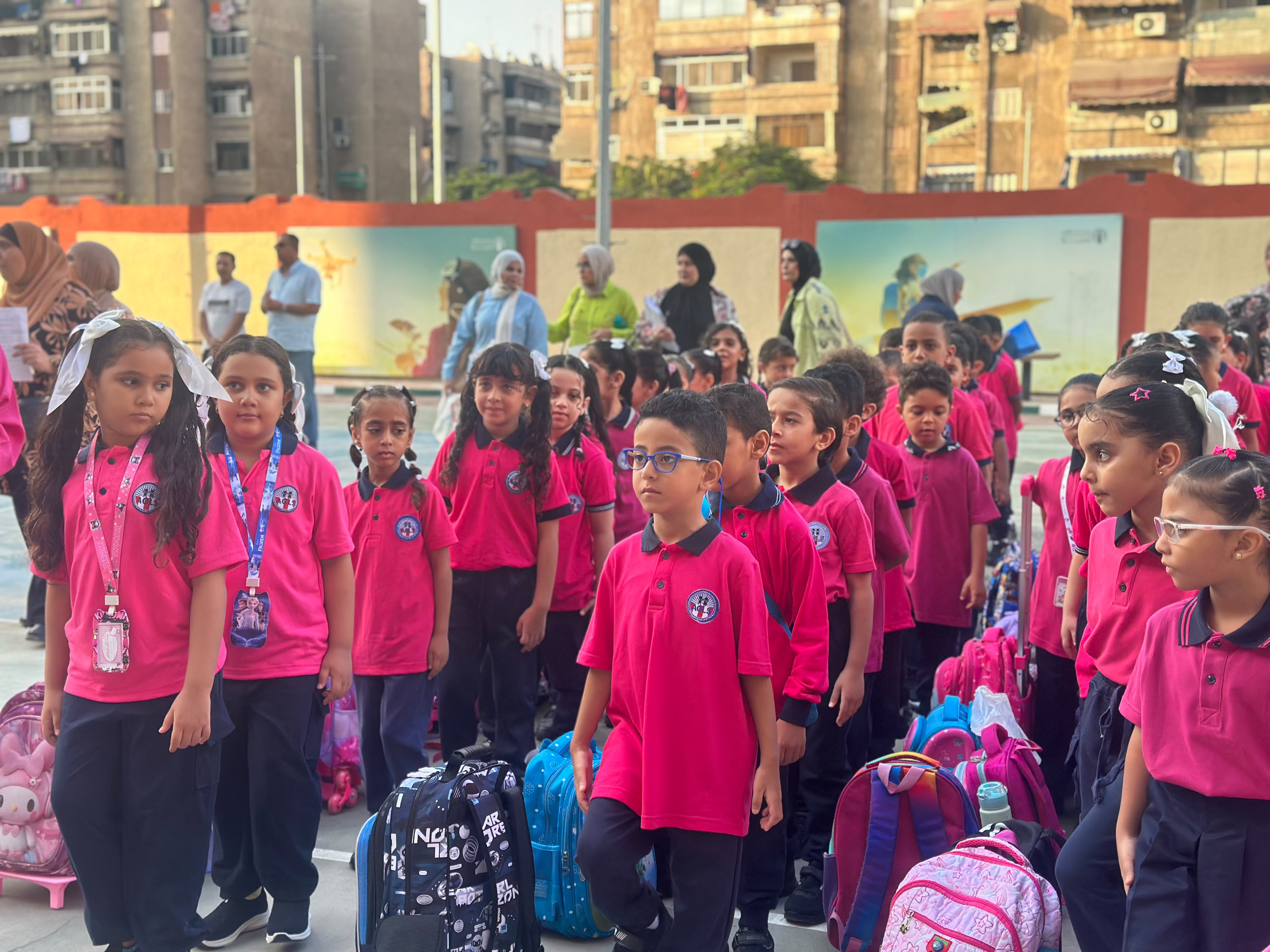 تلاميذ في اليوم الأول