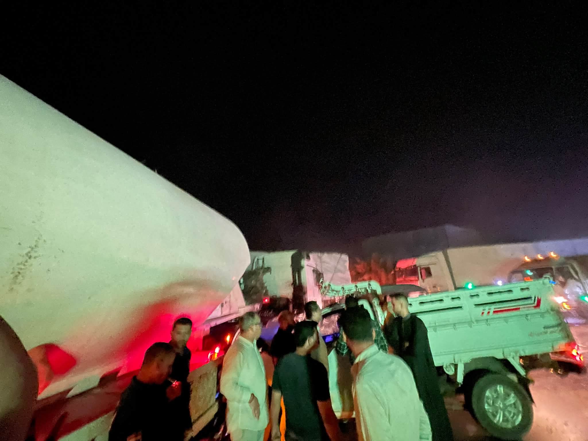 أثناء الحادث