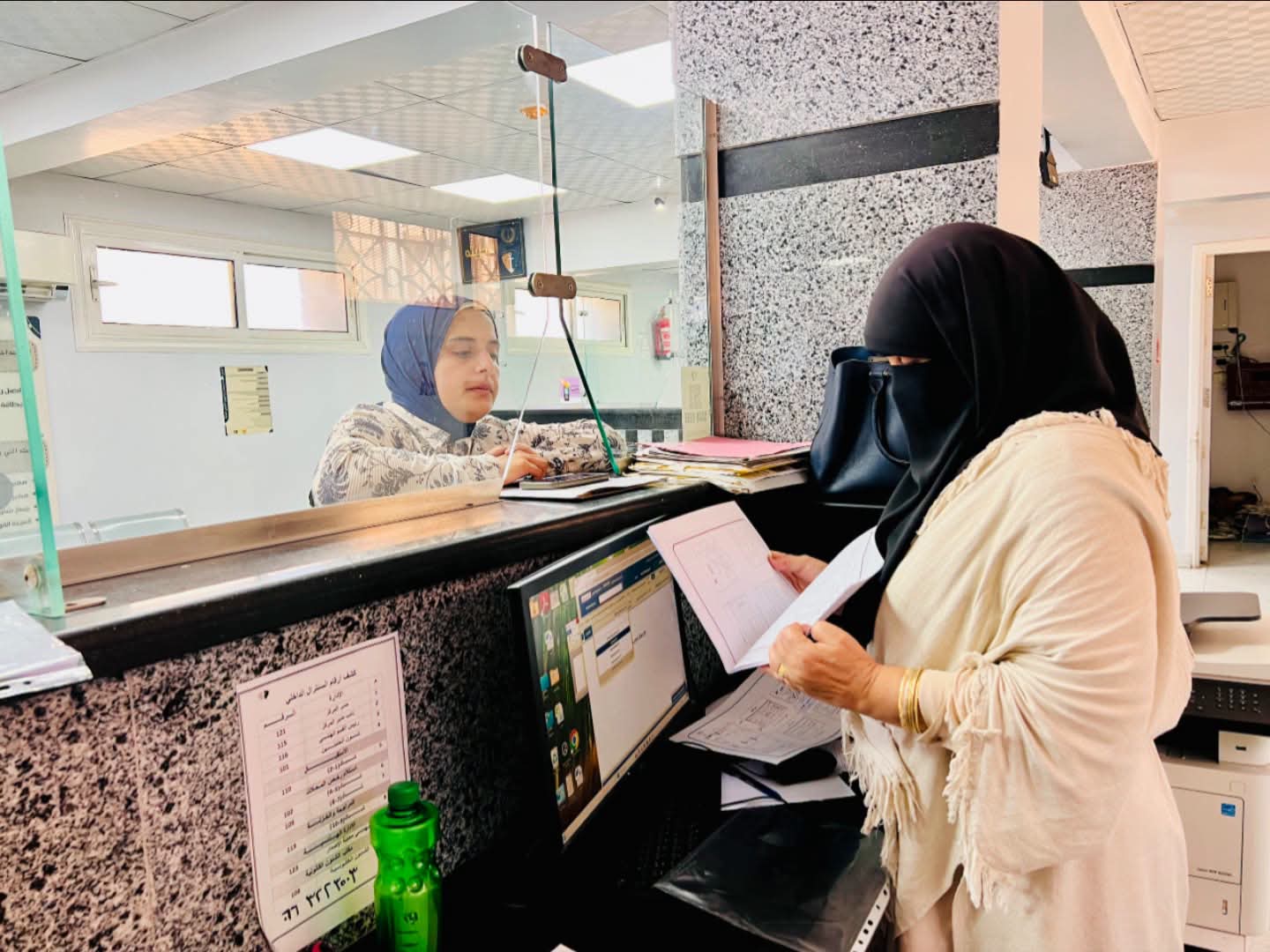 استقبال أصحاب المحال