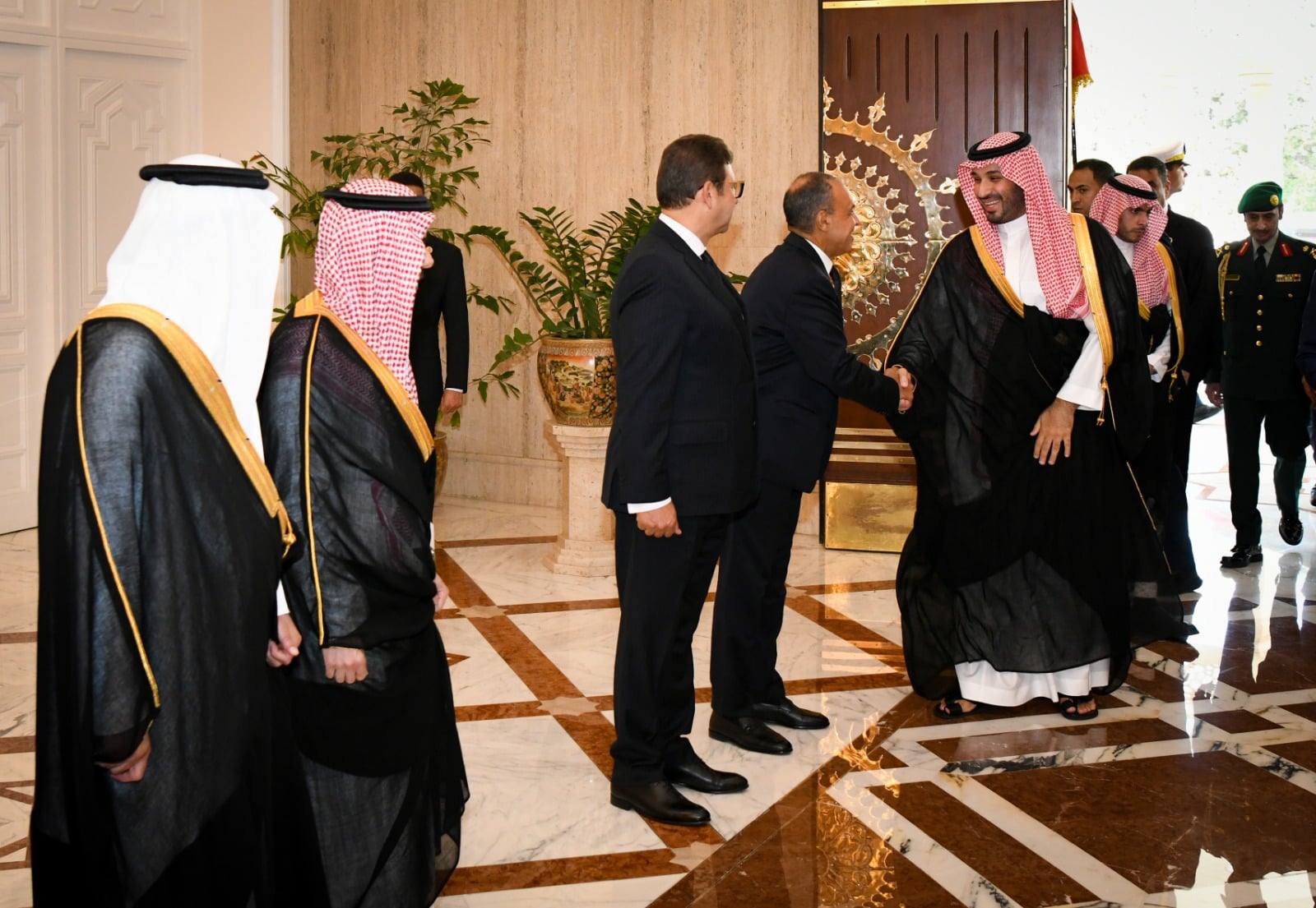 استقبال الأمير محمد بن سالمان