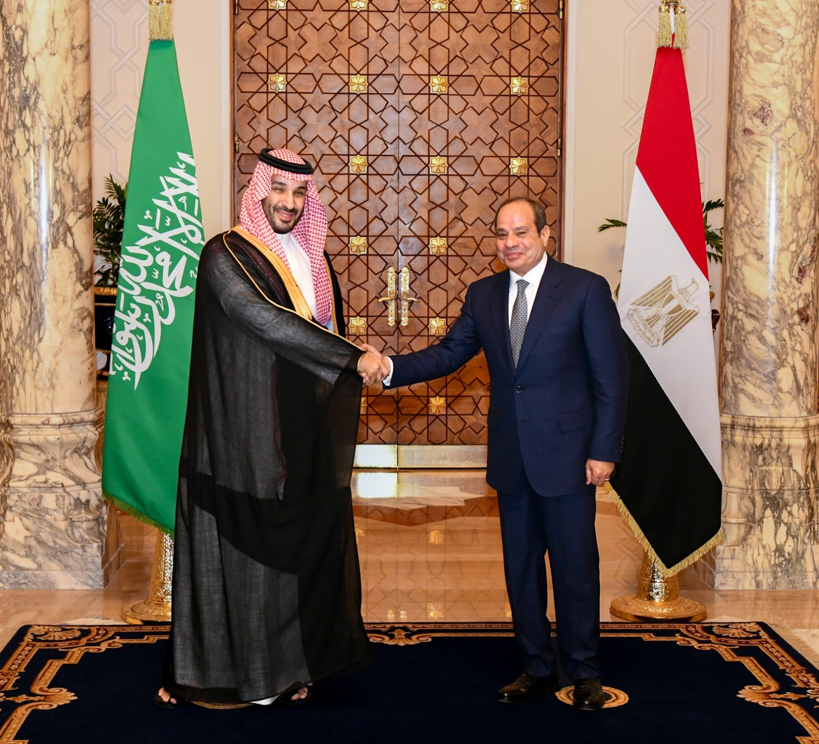 الرئيس السيسي والأمير محمد بن سلمان