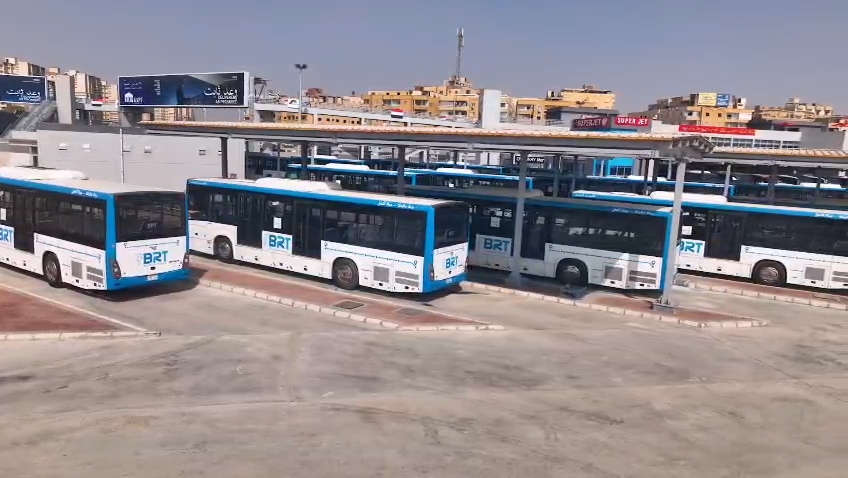 الأتوبيس الترددى بمحطة صن كابيتال