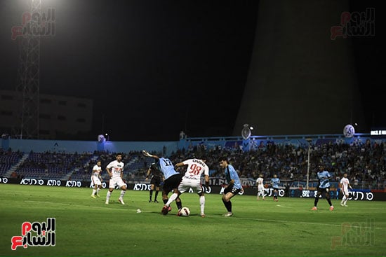 تعادل الزمالك والمحلة بالشوط الاول (1)