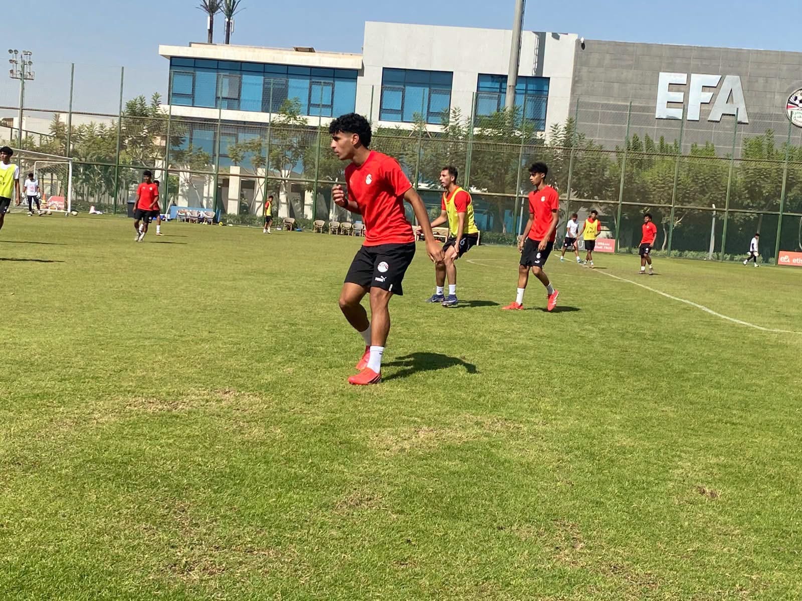تدريب منتخب الناشئين