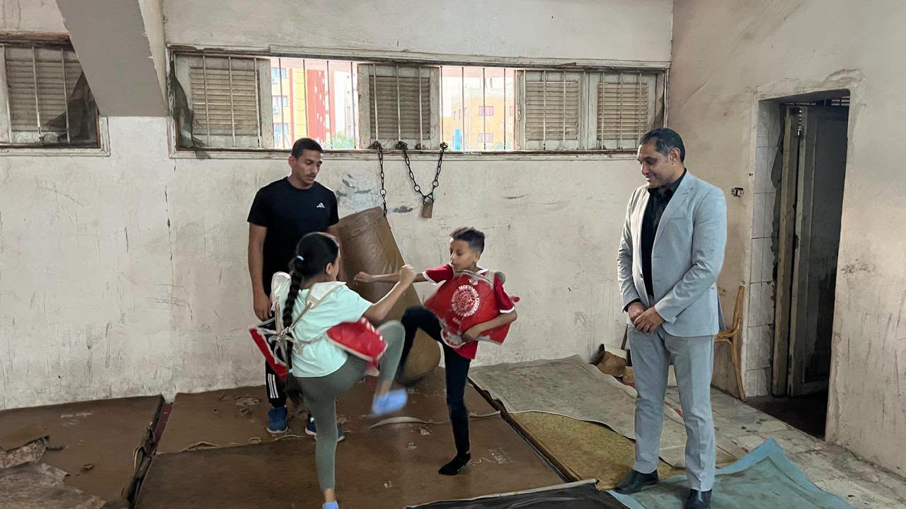 جولة على المشروعات الرياضية القومية بنادي المدينة المنورة بالأقصر