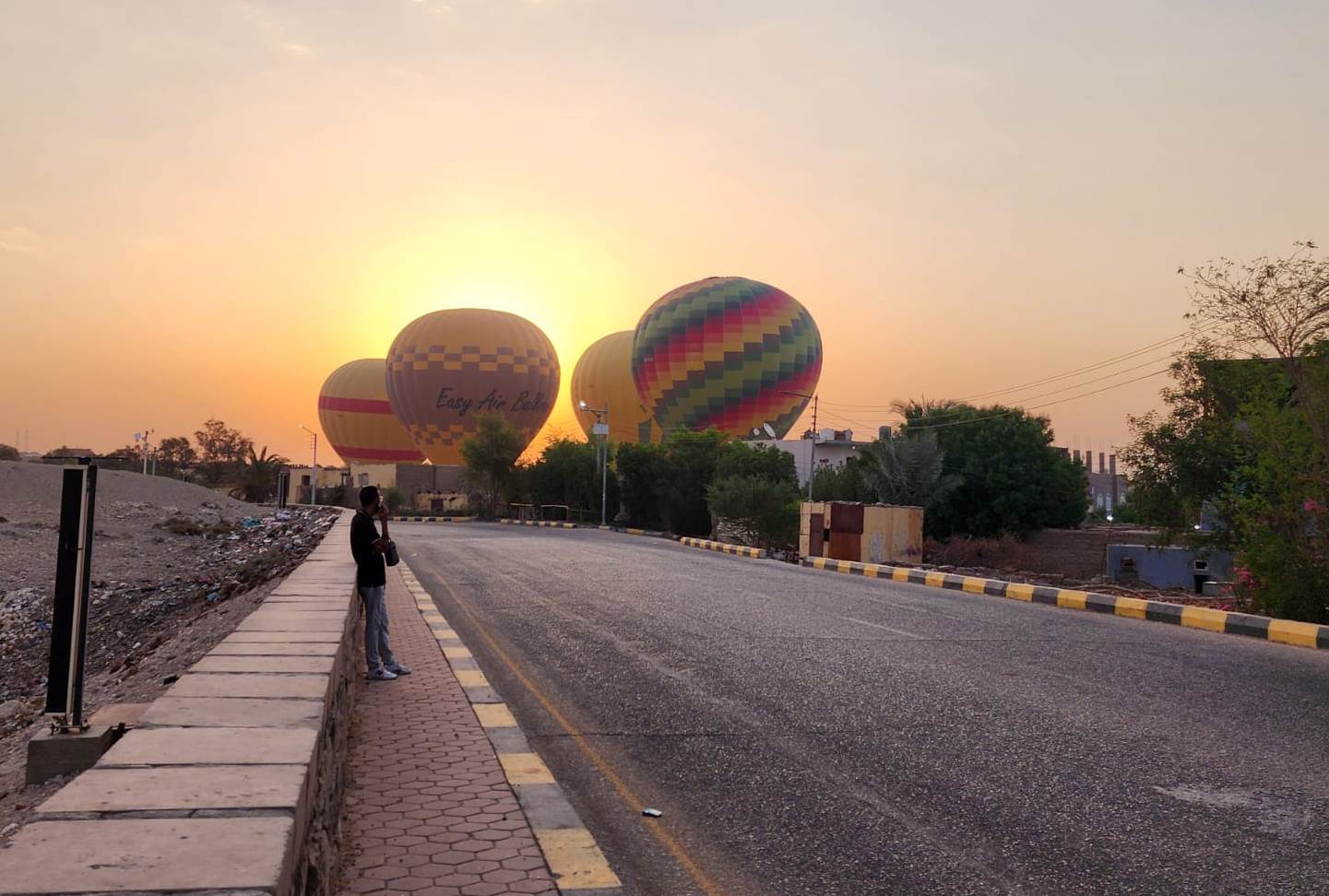 عودة تحليق رحلات البالون الطائر بعد تطوير خدمة السياح