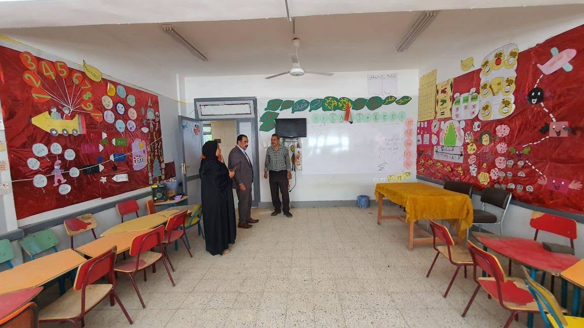 جولات على جاهزية الفصول قبل العام الدراسي الجديد