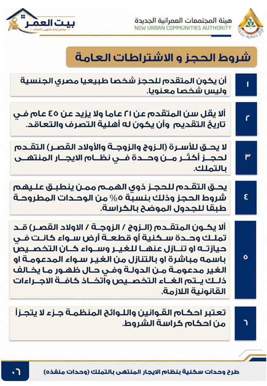 كراسه شروط الايجار التمليكى  (6)