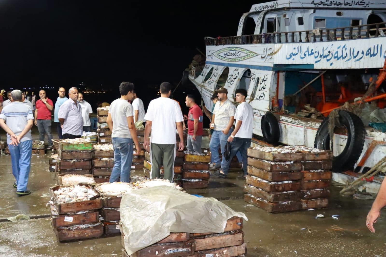 مزاد السمك في عزبة البرج